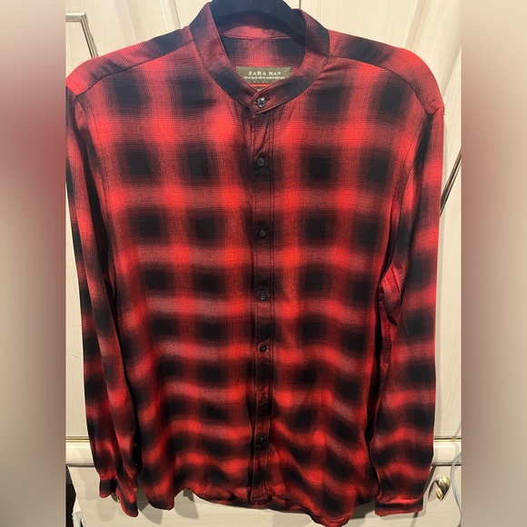 Zara plaid shirt ❤️ for men - Picture 2 of 7